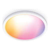 Philips WiZ Super Slim - innertakslampa - LED - 22 W - RGB-lampa - 2200-6500 K - rund - vit