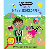 Legind A/S Upptäck människokroppen - med 50 flikar (bok, board book)