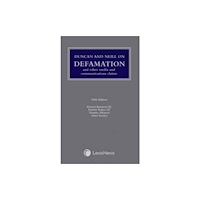 LexisNexis UK Duncan and Neill on Defamation (inbunden, eng)