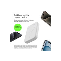 Belkin Belkin trådlös powerbank - magnetisk med Qi2 - 24 pin USB-C - 15 Watt