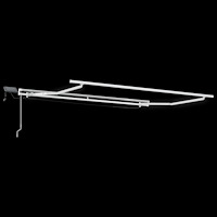 vidaXL Manuell Utdragbar Markis med LED Orange och Brun 300x250 cm