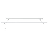 vidaXL Automatisk utdragbar markis i gul och orange 350x250 cm