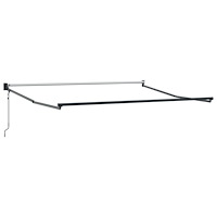 vidaXL Automatisk Utdragbar Markis Beige 350x250 cm