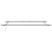 vidaXL Automatisk Utdragbar Markis Svart 400x300 cm