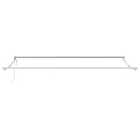 vidaXL Automatisk Utdragbar Markis Ljusgrå 400x300 cm