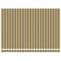 vidaXL Automatisk Utdragbar Markis Grön och Gul 450x300 cm