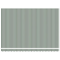 vidaXL Automatisk Utdragbar Markis Grön och Vit 450x300 cm