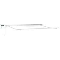 vidaXL Manuell Utdragbar Markis med LED Beige 500x350 cm