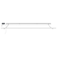 vidaXL Manuell Utdragbar Markis med LED Beige 500x350 cm
