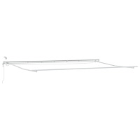 vidaXL Automatisk Fällbar Markis med LED Grön och Gul 600x300 cm