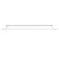 vidaXL Automatisk Fällbar Markis med LED Grön och Gul 600x300 cm