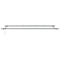 vidaXL Automatisk Utdragbar Markis Grön och Gul 600x350 cm