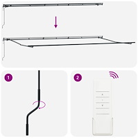 vidaXL Automatisk Utdragbar Markis Grön och Gul 600x350 cm