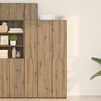 vidaXL Högskåp Artisan Ek 70x42,5x185 cm Konstruerat trä