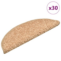 vidaXL Trappmattor 30 st guld 56x17x3 cm