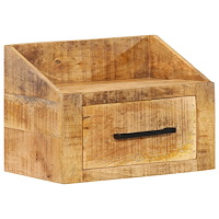 vidaXL Sängbord 40x30x30 cm Solid Trä Grovt Mango