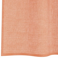vidaXL Voile gardiner med stångfickor 2 st terrakotta