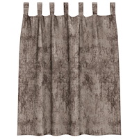 vidaXL Sammet Gardiner 2 st med Öljett Cappuccino 140x140 cm