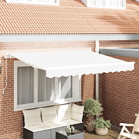 vidaXL Markis Ersättningsduk för 3.5x2 m Ram Vit