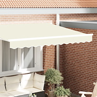 vidaXL Markis Valance för 2.5 m Ram Gräddfärgad 2.3x0.2 m