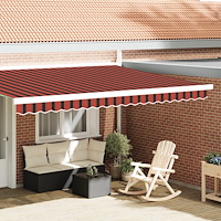 vidaXL markis valance för 4.5 m ram Multicolor 4.3x0.2 m