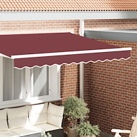 vidaXL Markis Valance för 2.5 m Ram Burgundy 2.3x0.2 m