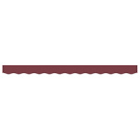 vidaXL Markis Valance för 2.5 m Ram Burgundy 2.3x0.2 m