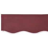 vidaXL Markis Valance för 2.5 m Ram Burgundy 2.3x0.2 m