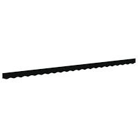 vidaXL Markisvalance för 5 m Ram Svart 4.8x0.2 m