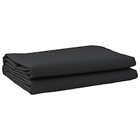 vidaXL Markis Tyg Svart 10x1.6 m