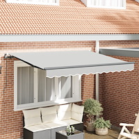 vidaXL Utdragbar Manuell Markisram 2.5x2 m Metall