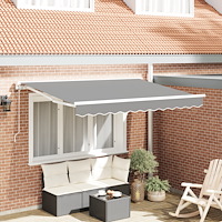 vidaXL Elektrisk Markisram Utdragbar 3,5x2 cm Metall