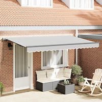 vidaXL Elmarkis Ram Retraktabel 4x2 cm Metall