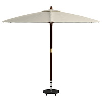 vidaXL Parasollbas med hjul för Ø38/48mm stolpar svart granit 30 kg rund
