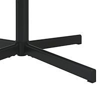vidaXL Svängbar Stol Mörkgrå Polyester, Metall Mellan Svängbar
