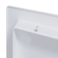 vidaXL Åtkomstpaneler 2 st Vit bed col.creme+ tak anthra, mörk silver rörr som prov och länk ABS plast