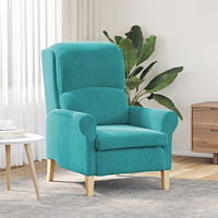 vidaXL Turkos Fåtölj Turkos Tyg Standard Ergonomisk Turkos Fåtölj