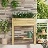 vidaXL Trädgårdsväxtställ 85x46x94 cm Impregnerat trä