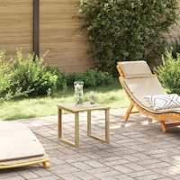 vidaXL Solsängsbord 40x40x36 cm Impregnerat Furu