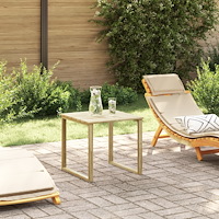 vidaXL Solstolsbord 50.5x50.5x46 cm Impregnerad Tall
