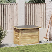 vidaXL Förvaringsbox 44x80x57 cm Impregnerat Trä Furu