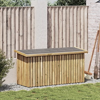 vidaXL Förvaringslåda 119x44x58.5 cm Behandlad Furu