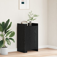 vidaXL Sidoard Svart ek 45x35x75 cm Konstruerat trä