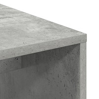 vidaXL Betonggrått Skrivbord Betonggrå Spånskiva, Betongeffektlaminat