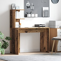 vidaXL Gamla Trä Skrivbord Gamla trä Trä Medium Minimalistisk