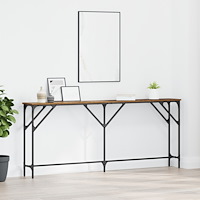 vidaXL Konsolbord Gammalt Trä 180x23x75 cm Ingenjörsträ