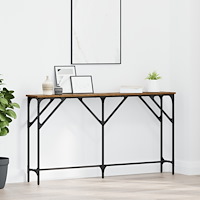 vidaXL Konsolbord Gamla Trä 140x23x75 cm Ingenjörsmaterial