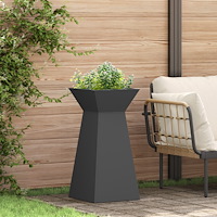 vidaXL Växtställ Svart Plast 35 x 35 x 73 cm Planterare Växtställ