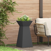 vidaXL Växtställ Svart Plast 35 x 35 x 73 cm Växtställ Cylindrisk