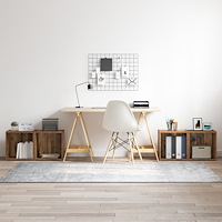 vidaXL TV-bänkar - 4 st i gammalt trä - 37 x 35 x 37 cm - Samverkande trä